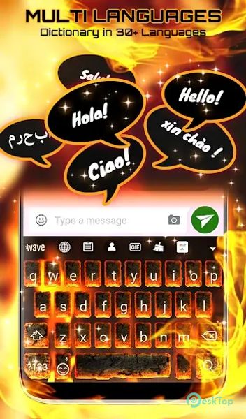 Burning Keyboard Wallpaper HD 5.10.45 APK MOD Tam Ücretsiz İndir