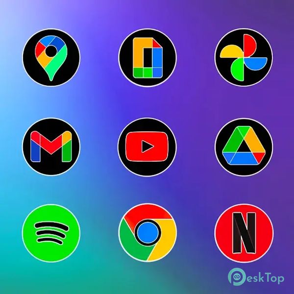 MIUl Circle Fluo - Icon Pack 5.6 APK MOD Tam Ücretsiz İndir