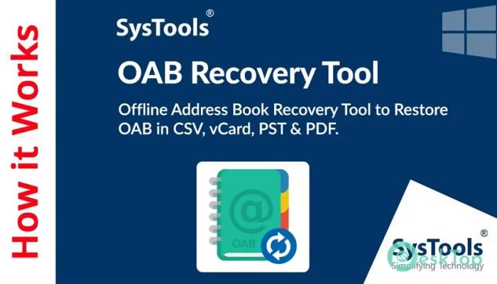 下载 SysTools OAB Recovery  4.0 免费完整激活版