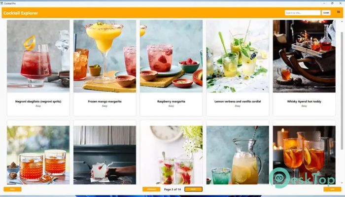 تحميل برنامج Cocktail Recipes Pro  2.0.0 برابط مباشر
