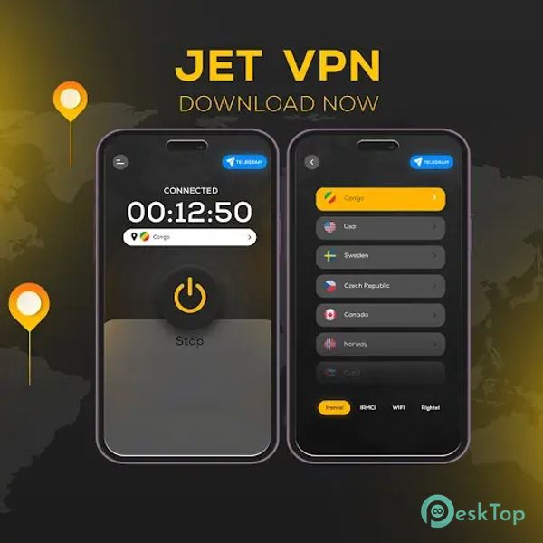 Jet VPN - Fast & Proxy 5.0.0 APK MOD 完整免费下载