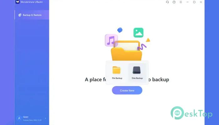 WonderShare Ubackit 3.0.1.9 Tam Sürüm Aktif Edilmiş Ücretsiz İndir