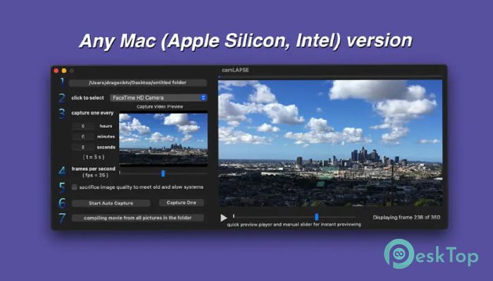 Download camLAPSE 3.01 Free For Mac