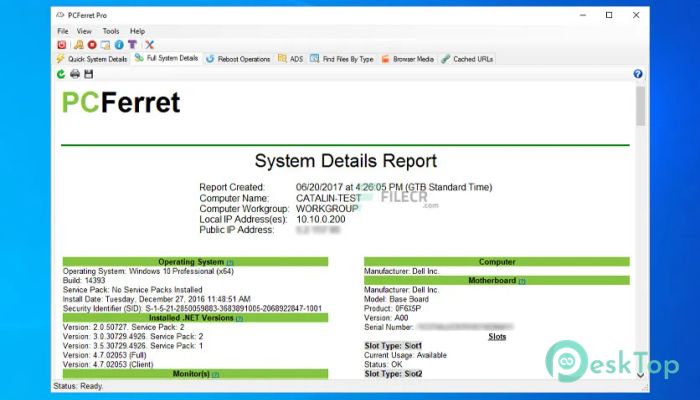  تحميل برنامج PCFerret Pro 4.0.1.1004 برابط مباشر