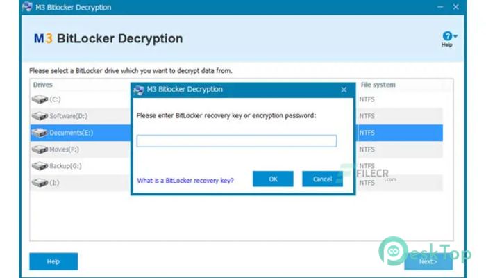 Download M3 Bitlocker Recovery 5.8.6 Free Full Activated
