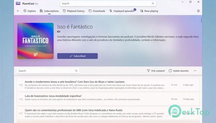 FluentCast 1.0 Tam Sürüm Aktif Edilmiş Ücretsiz İndir