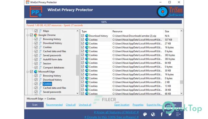  تحميل برنامج WinExt Privacy Protector 1.0 برابط مباشر