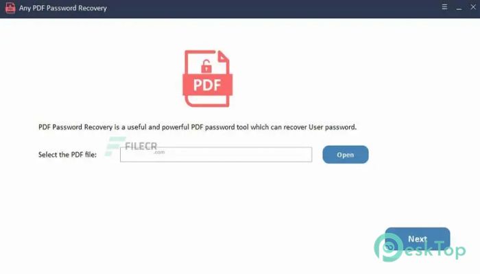 Download Any PDF Password Recovery 11.8.0 Free Full Activated