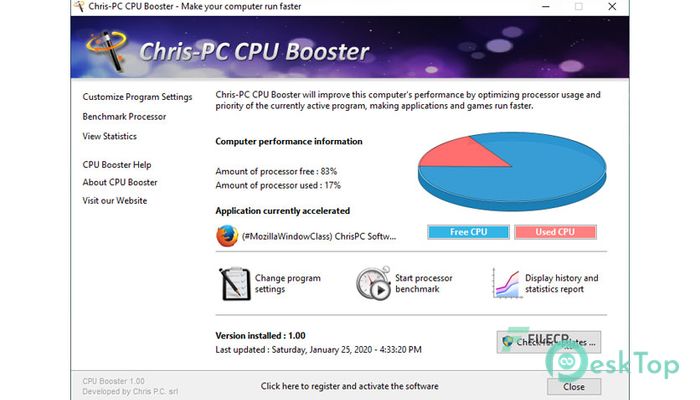  تحميل برنامج Chris-PC CPU Booster 2.02.02 برابط مباشر