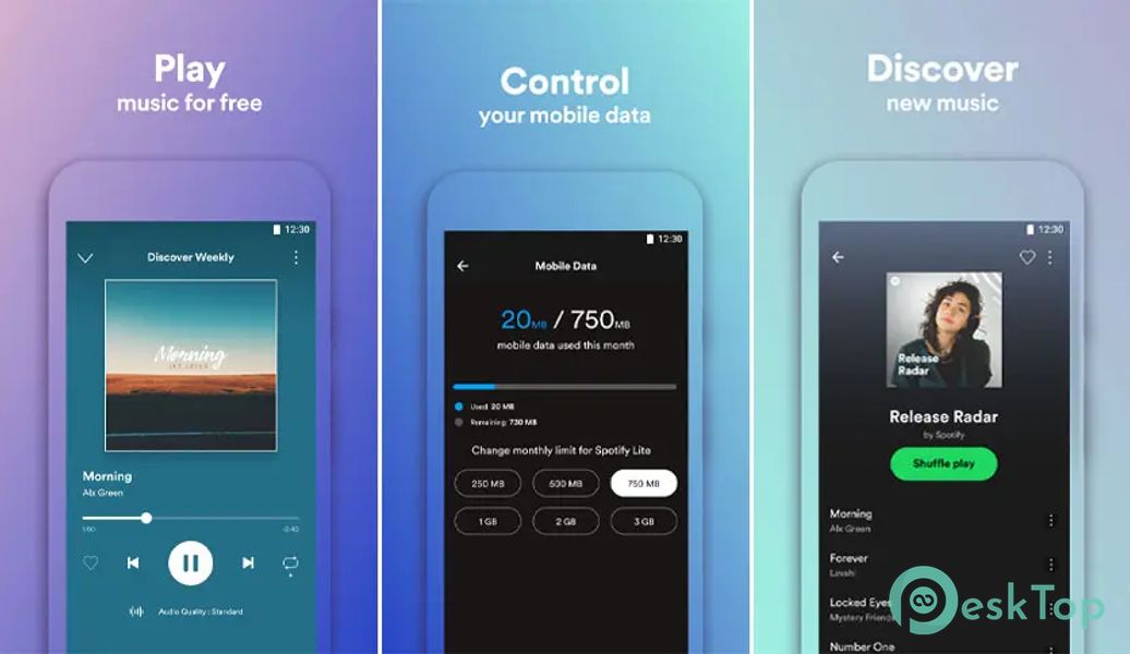 Spotify Lite 1.9.0.72603 APK MOD تحميل مجاني كامل