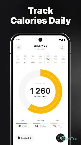 Calz: Calorie Counter AI 1.26.1 APK MOD Descarga gratuita completa