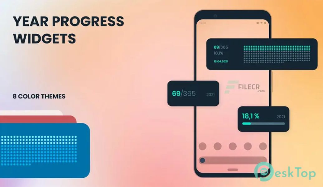 Year Progress Widget 2.1.0 APK MOD Unlocked (Full) Free Download