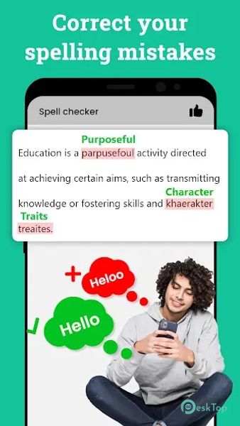 Spell Corrector: Grammar Check 2.1.0 APK MOD Полная бесплатная загрузка