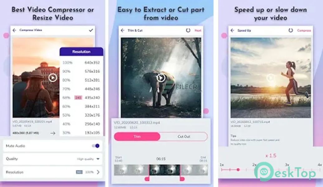 VidCompress: Reduce Video Size & Video to MP3 1.6 APK MOD 完整免费下载