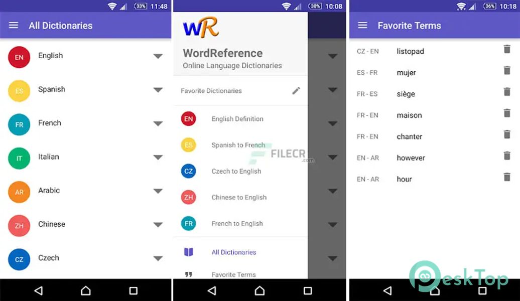 WordReference.com dictionaries 4.0.88 APK MOD Unlocked (Full) Free Download