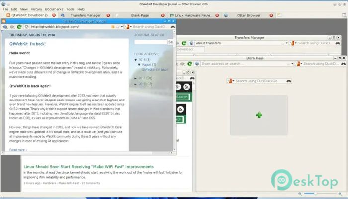 Otter Browser 1.0.02 完全アクティベート版を無料でダウンロード