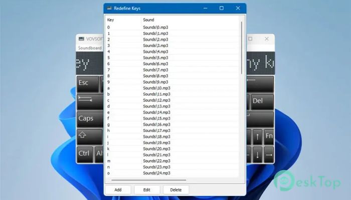 VovSoft Keyboard Soundboard  2.0 Tam Sürüm Aktif Edilmiş Ücretsiz İndir