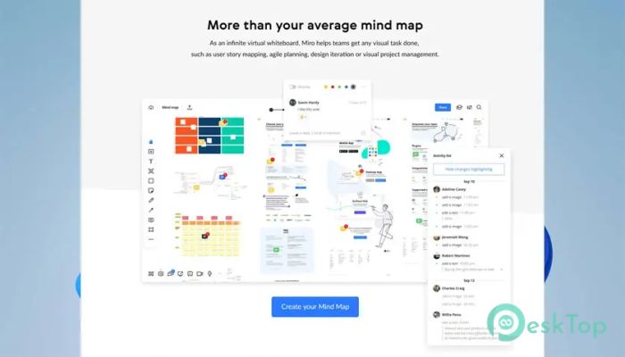 Скачать Miro - The Visual Workspace 1.0 полная версия активирована бесплатно