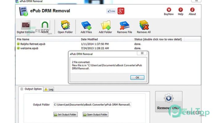  تحميل برنامج ePub DRM Removal 4.23.10816.399 برابط مباشر