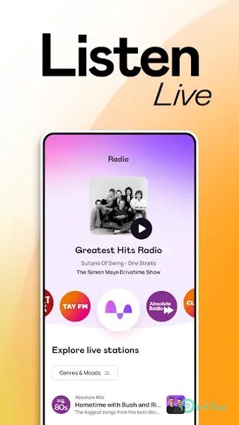 Rayo - Radio & Music 2.7.1 APK MOD Tam Ücretsiz İndir