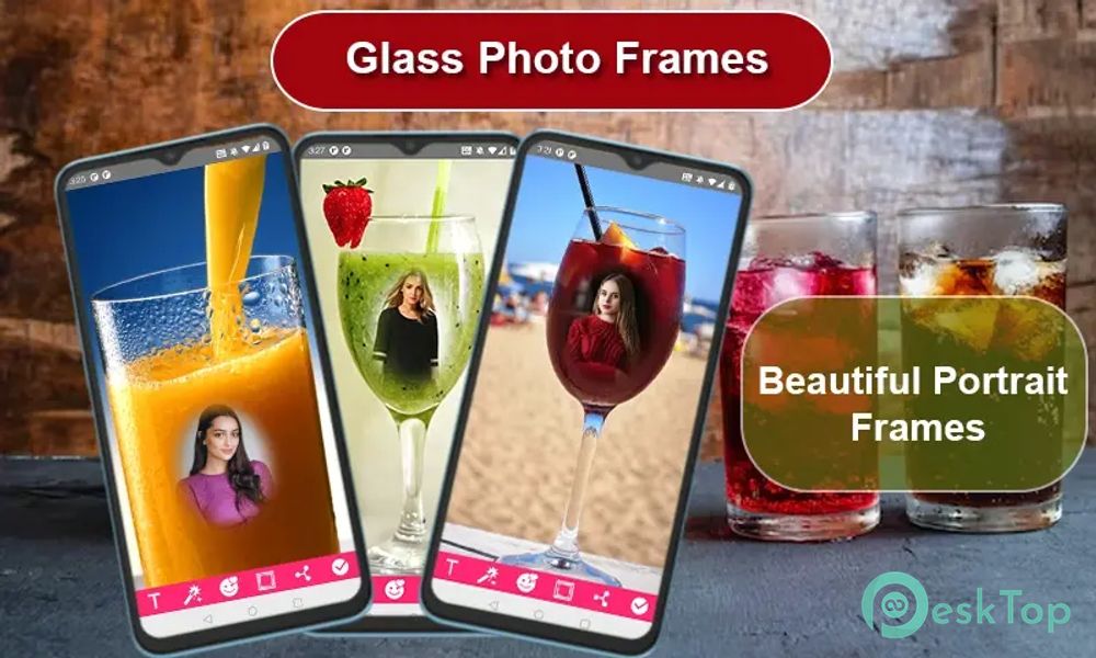 Glass & Juice Frame Editor 3.8 APK MOD تحميل مجاني كامل