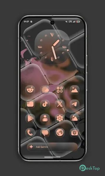 Glassy MaterialYou Icons 1.6.0 APK MOD Tam Ücretsiz İndir