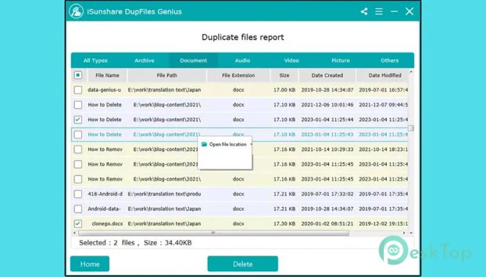 iSunshare DupFiles Genius 3.1.2.3 Tam Sürüm Aktif Edilmiş Ücretsiz İndir