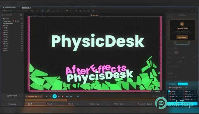 تحميل برنامج Aescripts PhysicDesk 2.0.223 برابط مباشر