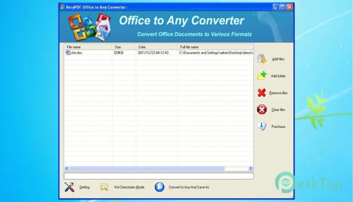 تحميل برنامج VeryPDF Office to Any Converter 2.0 برابط مباشر