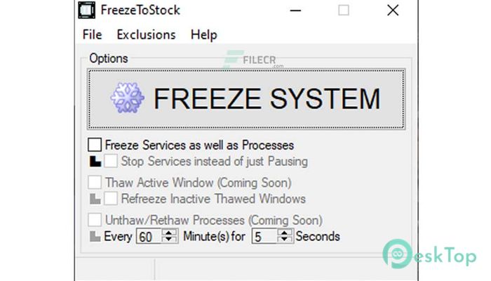 FreezeToStock 1.3 完全アクティベート版を無料でダウンロード