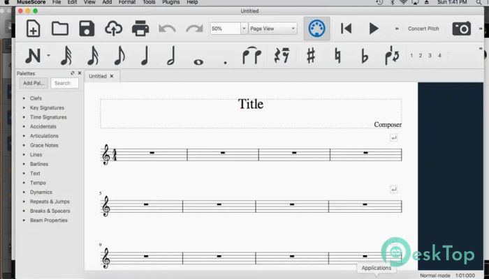 Скачать MuseScore 4.4.4 бесплатно для Mac