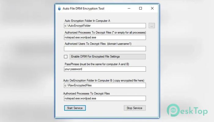  تحميل برنامج Auto File DRM Encryption Tool 1.0 برابط مباشر