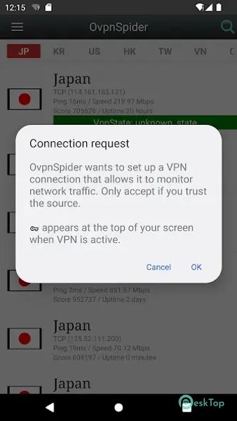 VPN Proxy OvpnSpider 6.5 APK MOD Unlocked (Full) Free Download