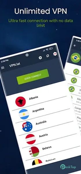 VPN.lat: Fast and secure proxy 3.9.17 APK MOD フル無料ダウンロード