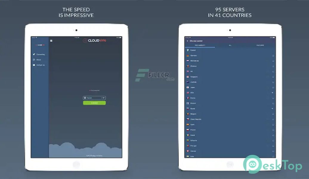 CloudVPN - Free VPN Proxy Server v1.9.2 APK MOD Полная бесплатная загрузка