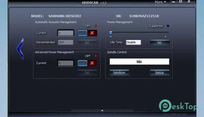 HDDScan 1.0 Tam Sürüm Aktif Edilmiş Ücretsiz İndir