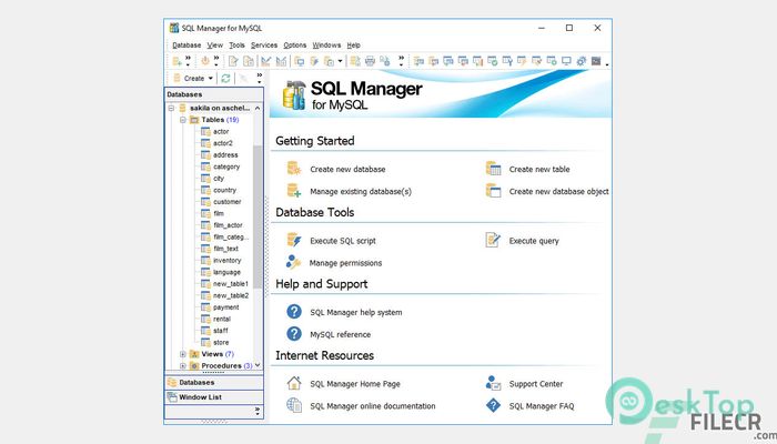 EMS SQL Manager for MySQL 5.7.2 完全アクティベート版を無料でダウンロード
