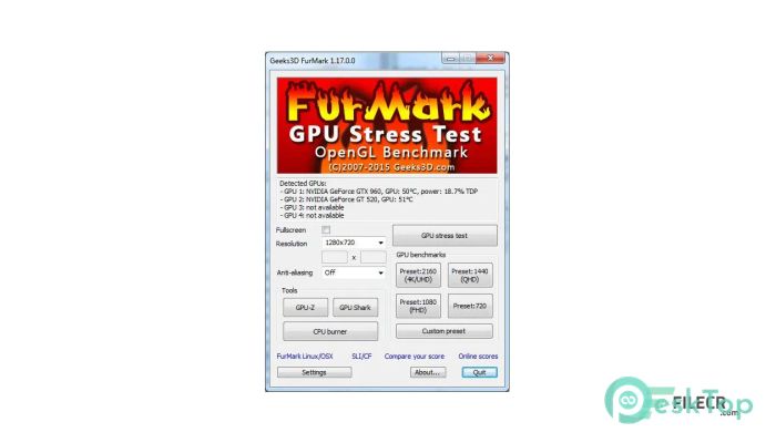  تحميل برنامج FurMark  1.36.0 برابط مباشر