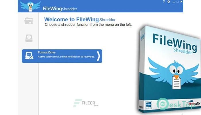 Abelssoft FileWing Shredder Pro 5.14 Tam Sürüm Aktif Edilmiş Ücretsiz İndir