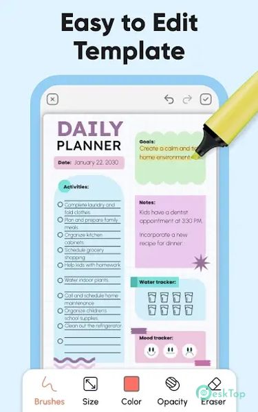 Daily Planner and Journal 88.0 APK MOD Tam Ücretsiz İndir