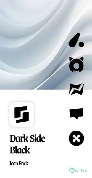 Dark Side Black Icon Pack 6.1 APK MOD تحميل مجاني كامل