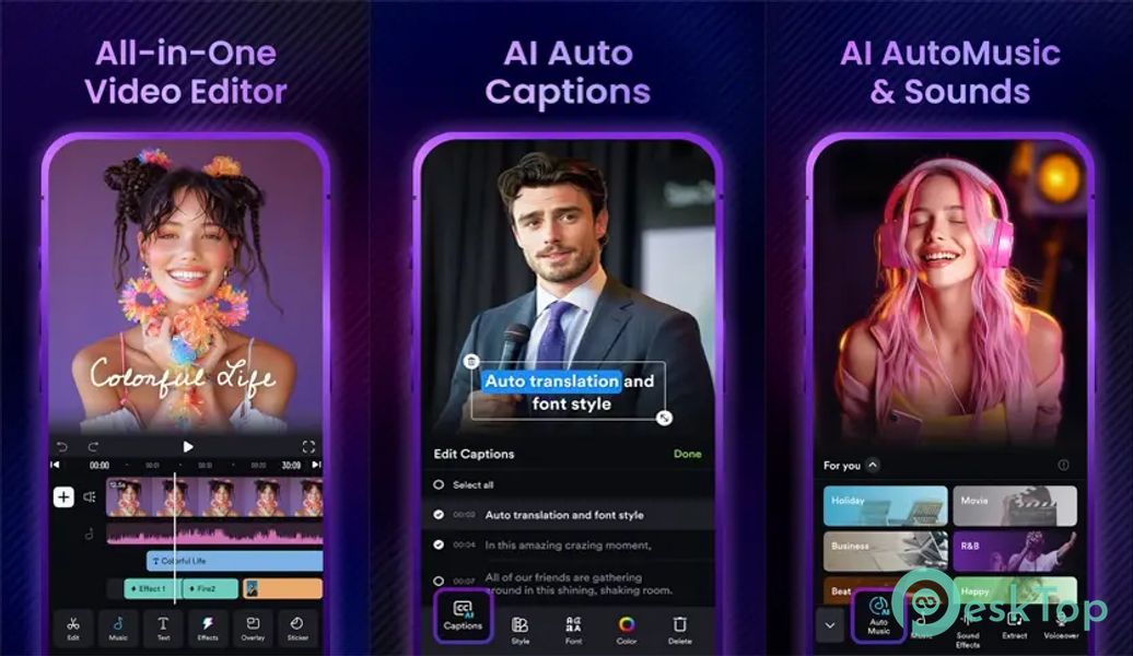 AI Video Editor - ShotCut AI 2.2.0 APK MOD Полная бесплатная загрузка