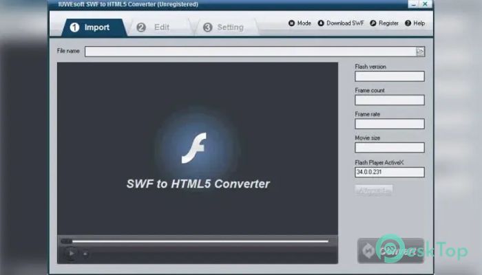 Скачать IUWEsoft SWF to HTML5 Converter 1.0 полная версия активирована бесплатно