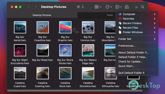 Default Folder X 6.0 d21 Mac用無料ダウンロード