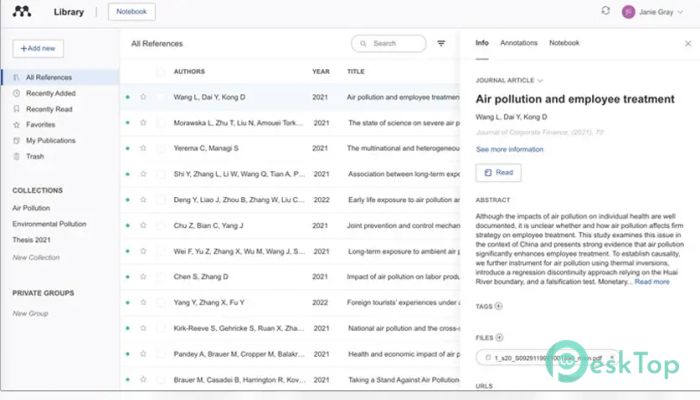 Mendeley Reference Manager  2.122.0 Tam Sürüm Aktif Edilmiş Ücretsiz İndir