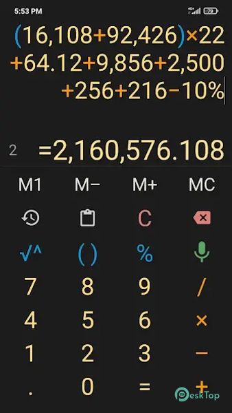 Voice Calculator Pro 2.0.8 APK MOD Tam Ücretsiz İndir