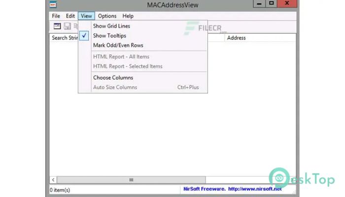  تحميل برنامج NirSoft MACAddressView 1.43 برابط مباشر