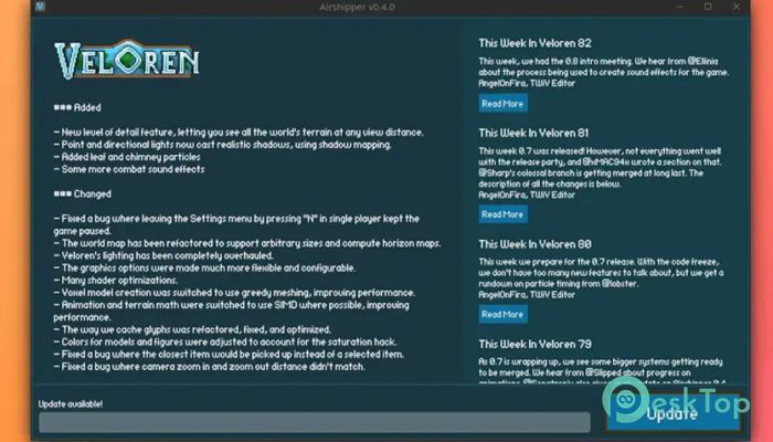 Descargar Veloren Airshipper 1.0 Completo Activado Gratis