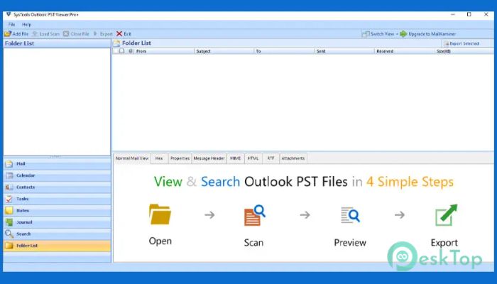  تحميل برنامج SysTools Outlook PST Viewer Pro Plus 8.1 برابط مباشر