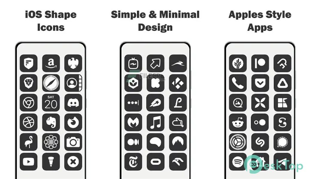 iOS 15 Dark – Icon Pack v6.2 APK MOD Descarga gratuita completa
